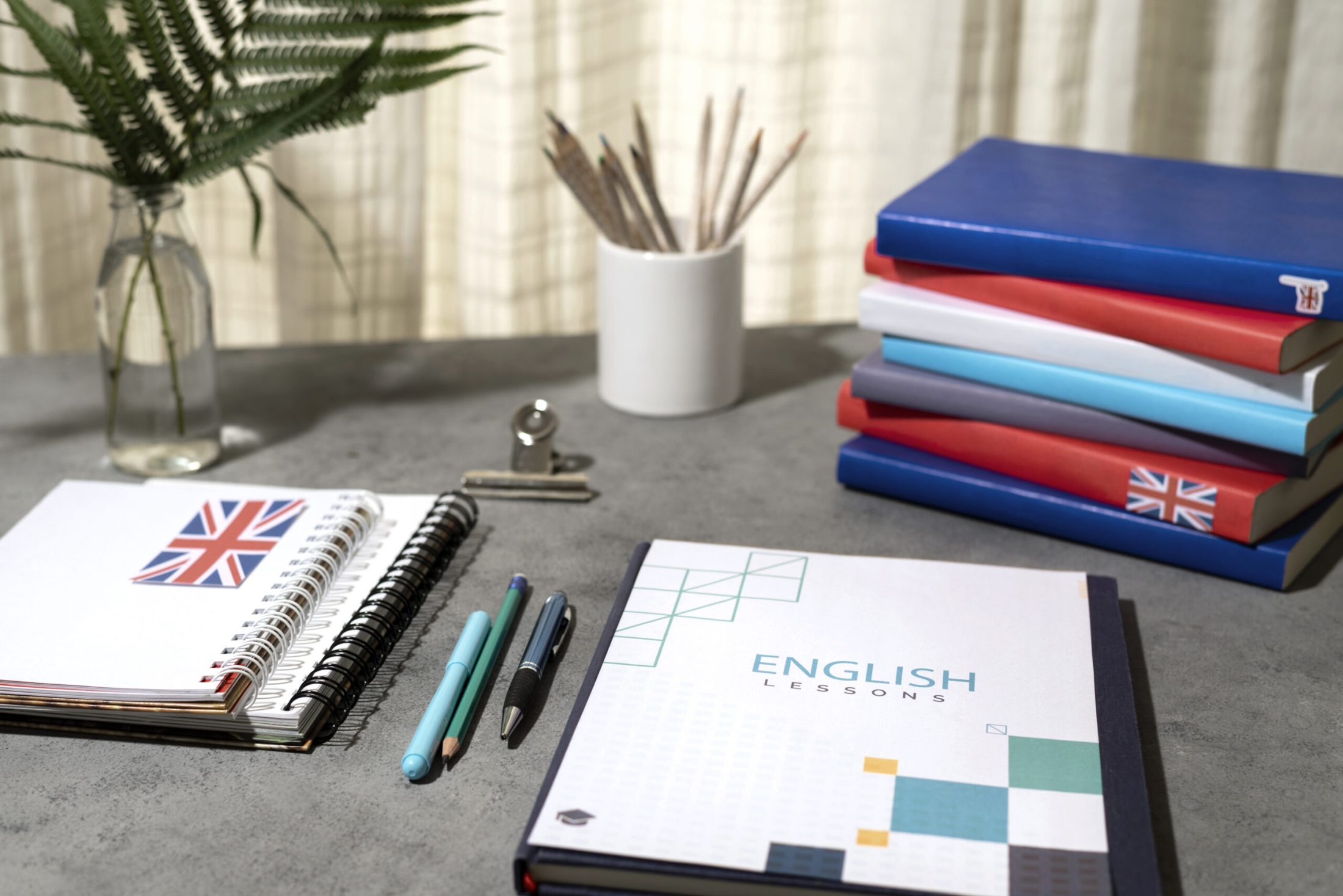 english-books-stacks-table-working-space